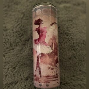 Ballerina 20oz stainless steel tumbler. Never used